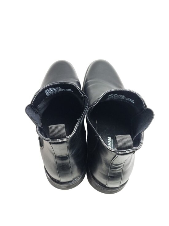 Nick Graham Mens Size 12 Black Chelsea Boots Black Faux Leather main image 5